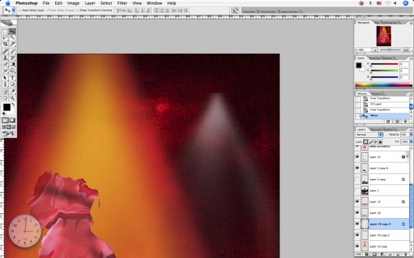 Creation of burned men: Step 32